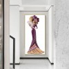 Dress Lady- Full Round Diamond Painting