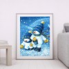 Two Snowman - Full Round Diamond Painting