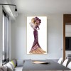 Dress Lady- Full Round Diamond Painting