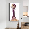 Dress Lady- Full Round Diamond Painting