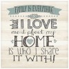 I Love Home - Full Round Diamond Painting