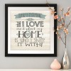 I Love Home - Full Round Diamond Painting