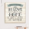 I Love Home - Full Round Diamond Painting