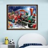 Christmas Train - Full Round Diamond Painting