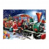 Christmas Train - Full Round Diamond Painting