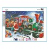 Christmas Train - Full Round Diamond Painting