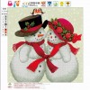 Christmas Snowman - Partial Round Diamond Painting