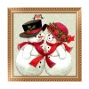 Christmas Snowman - Partial Round Diamond Painting