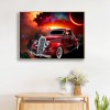 Retro Car - Full Round Diamond Painting