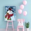 Snowman - Full Round Diamond Painting