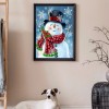 Snowman - Full Round Diamond Painting