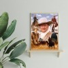 Cowboy John Wayne - Full Round Diamond Painting