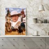 Cowboy John Wayne - Full Round Diamond Painting