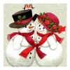 Snowman - Full Round Diamond Painting(30*30cm)