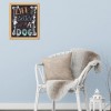 Life Letters Blackboard - Full Round Diamond Painting