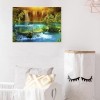 Forest Swan Lake - Full Round Diamond Painting