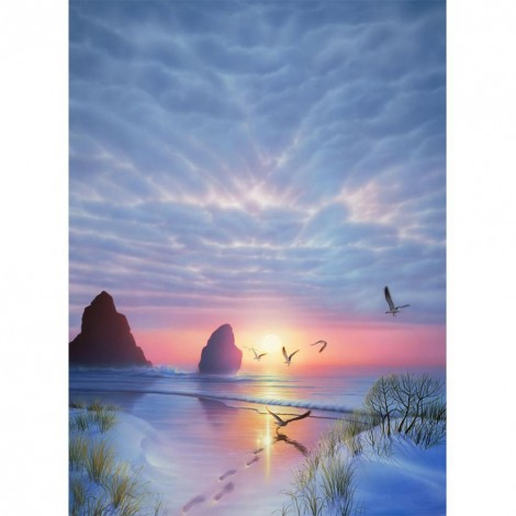 Fantasy Seascape - Full Round Diamond Painting