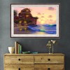 Sunset Seaside - Full Round Diamond Painting