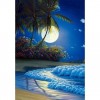 Fantasy Night Seaside - Full Round Diamond Painting