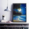 Fantasy Night Seaside - Full Round Diamond Painting