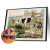 Milking Herdsman - Full Round Diamond Painting