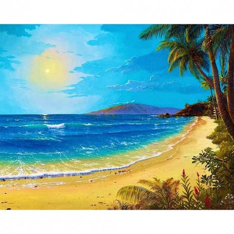 Sunny Beach - Full Round Diamond Painting