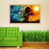 Sun And Moon Tree - Full Round Diamond Painting