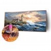 Seaside Lighthouse - Full Round Diamond Painting(80x40cm)