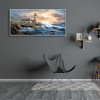 Seaside Lighthouse - Full Round Diamond Painting(80x40cm)