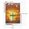 Sunset Cross - Full Round Diamond Painting