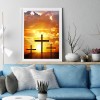 Sunset Cross - Full Round Diamond Painting