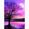 Moon Tree - Full Square Diamond Painting(40x50cm)