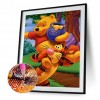 Honey Bear Tiger-Full Round Diamond Painting