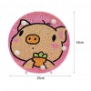 DIY Diamond Painting Light Cartoon Pig Full Drill Cross Stitch Embroidery Decor