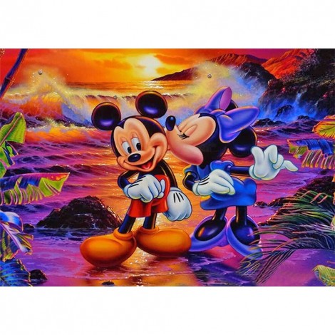 Mickey Mouse- Full Round Diamond Painting