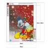 Mickey Mouse Christmas- Full Round Diamond Painting