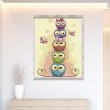 Cartoon Owl - Full Round Diamond Painting