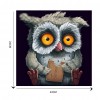 Cute Owl - Partial Round Diamond Painting(30*30cm)