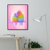 Pink Parrot - Full Square Diamond Painting(40*50cm)