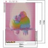 Pink Parrot - Full Square Diamond Painting(40*50cm)