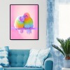 Pink Parrot - Full Square Diamond Painting(40*50cm)