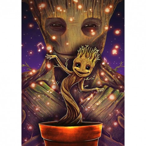 Groot - Full Round Diamond Painting