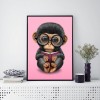 Monkey-Full Round Diamond Painting