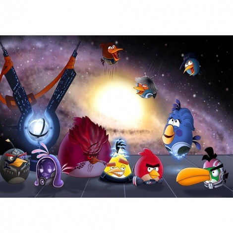 Cartoon Angry Bird - Full Round Diamond Painting