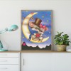 Cartoon Mouse Lovers - Full Round  Diamond Painting