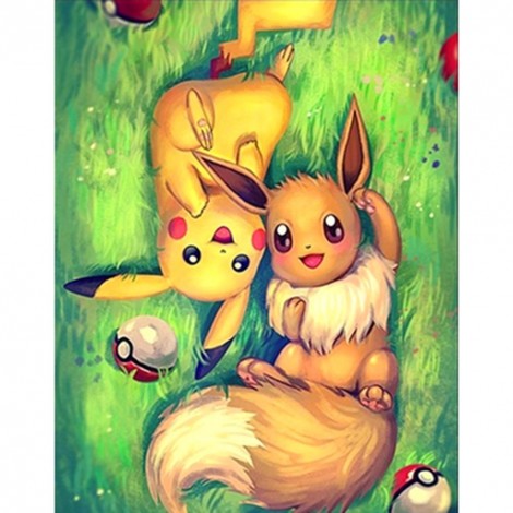 Pikachu - Full Round Diamond Painting