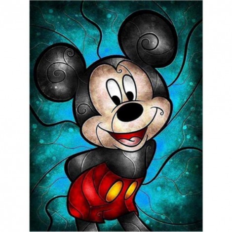 Mickey Mouse - Full Round Diamond Painting