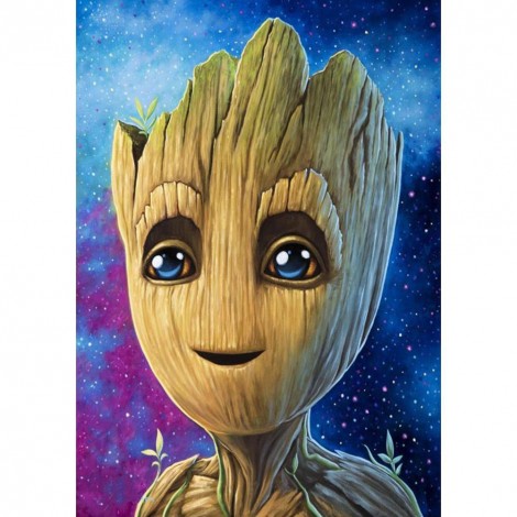 Groot - Full Round Diamond Painting