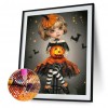 Halloween Girl - Full Round Diamond Painting