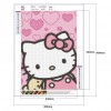 Hello Kitty - Full Round Diamond Painting